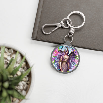 Carry Angelic Protection Everywhere: Guardian Angel Menadel Keyring - Angelic Thrones: Your Gateway to the Angelic Realms