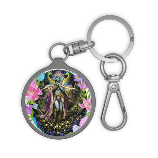 Elevate Your Style with Guardian Angel Mumiah Custom Keyring - Angelic Thrones: Your Gateway to the Angelic Realms