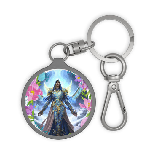 Awaken Inner Serenity: Mebahiah Guardian Angel Keyring for Peaceful Reflection - Angelic Thrones: Your Gateway to the Angelic Realms