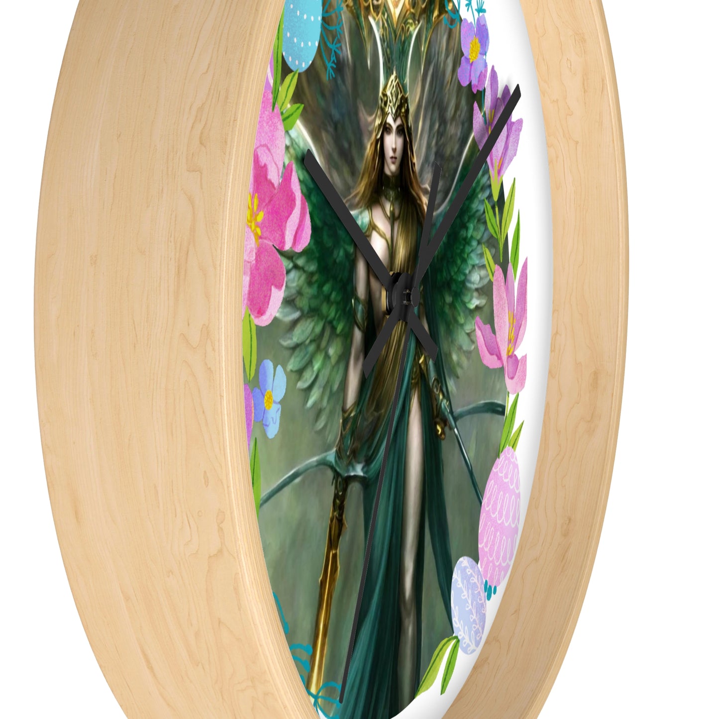 Archangel Barachiel Wall Clock - Angelic Thrones: Your Gateway to the Angelic Realms