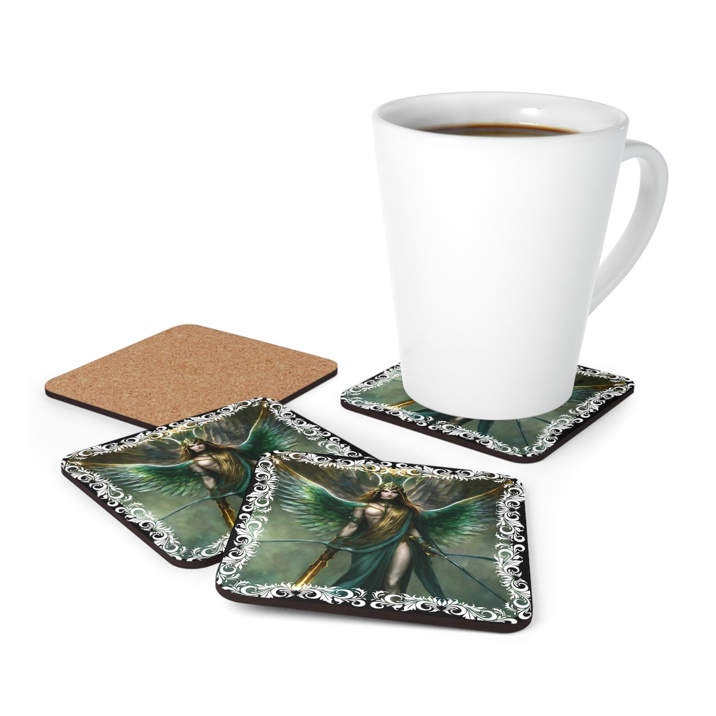 Guardians of Balance: Unveiling the Archangel Barachiel Coasters - Angelic Thrones: Your Gateway to the Angelic Realms