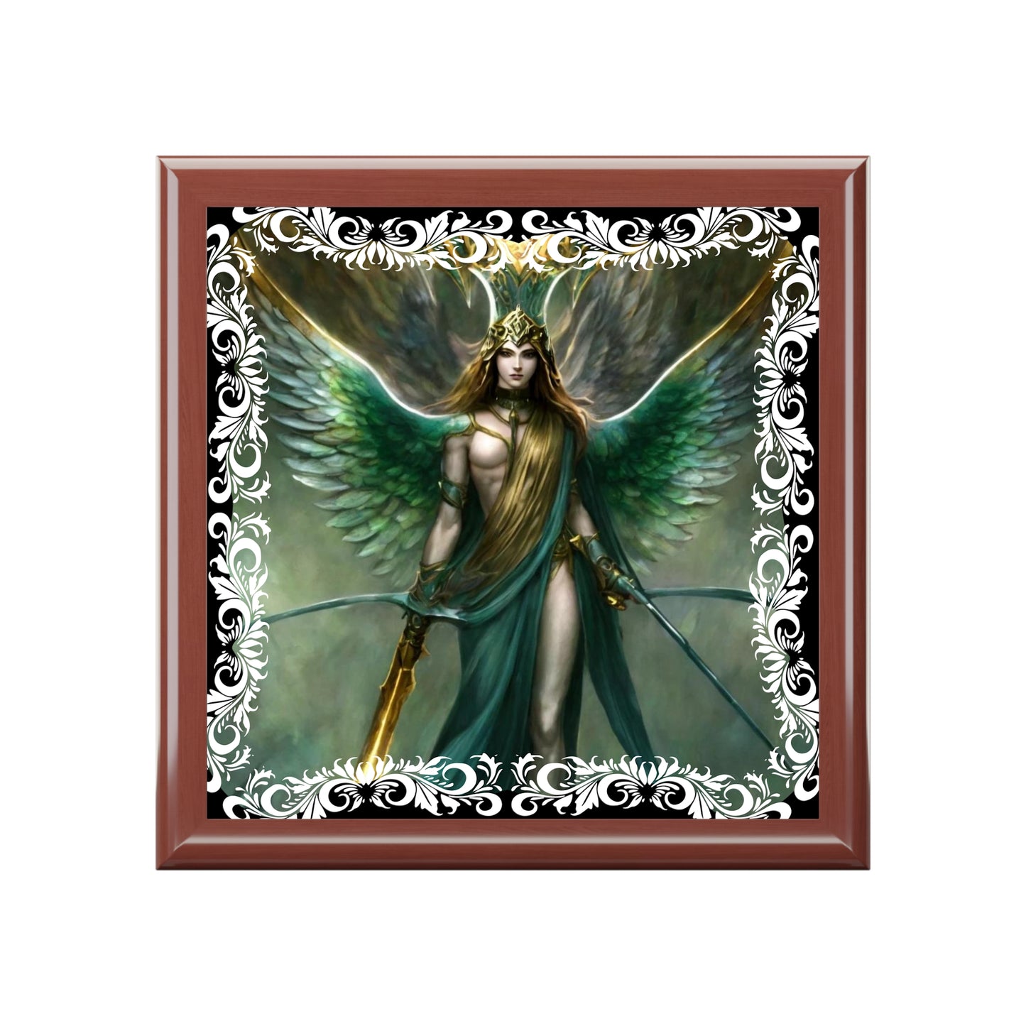 Portagioie angelico dell'Arcangelo Barachiel - Troni angelici: la tua porta d'accesso ai regni angelici