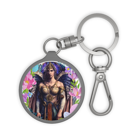 Divine Guidance at Your Fingertips: Guardian Angel Yeiayel Keyring - Angelic Thrones: Your Gateway to the Angelic Realms