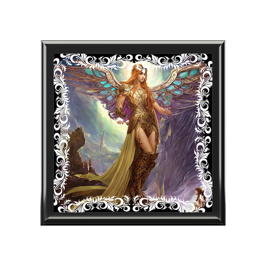 Archangel Selaphiel Angelic Jewelry Box - Angelic Thrones: Your Gateway to the Angelic Realms