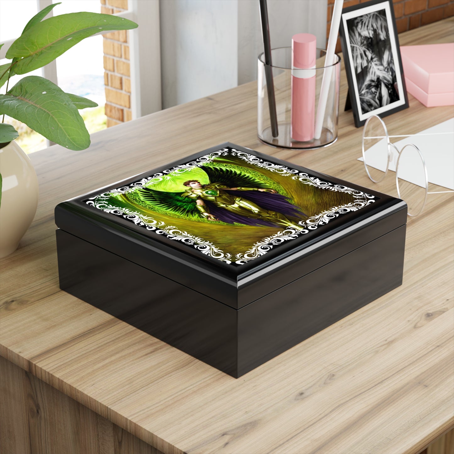 Archangel Raphael Angelic Jewelry Box - Angelic Thrones: Your Gateway to the Angelic Realms