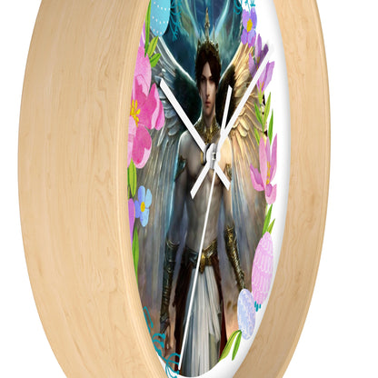 Archangel Michael Wall Clock - Angelic Thrones: Your Gateway to the Angelic Realms