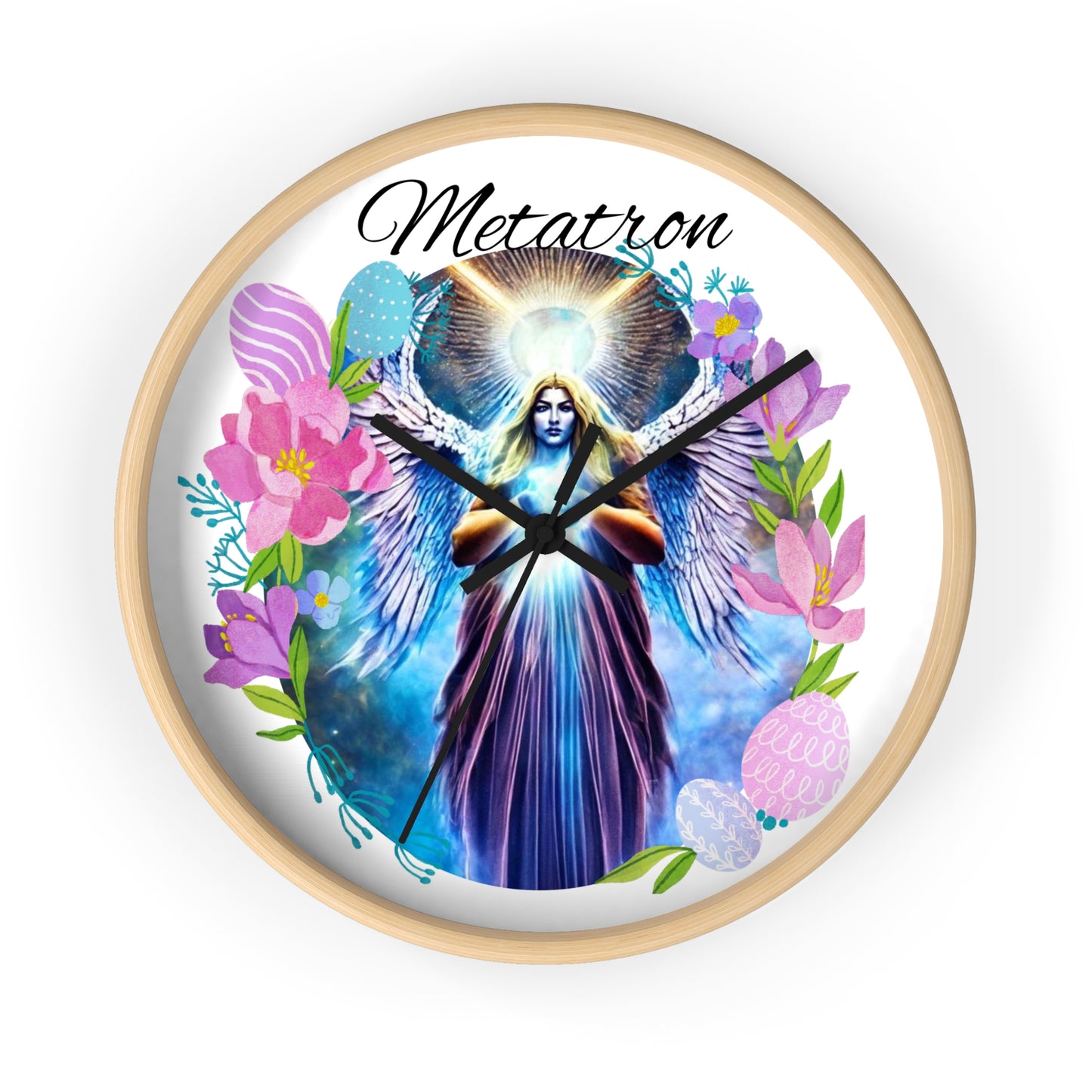 Archangel Metatron Wall Clock - Angelic Thrones: Your Gateway to the Angelic Realms
