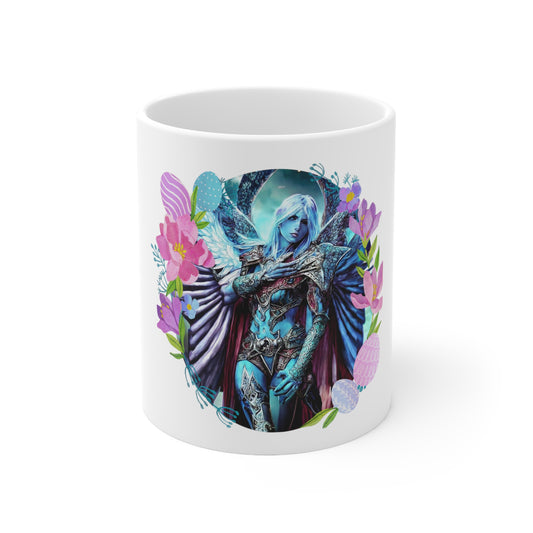 Archangel Raziel Ceramic Mug 11oz - Angelic Thrones: Your Gateway to the Angelic Realms