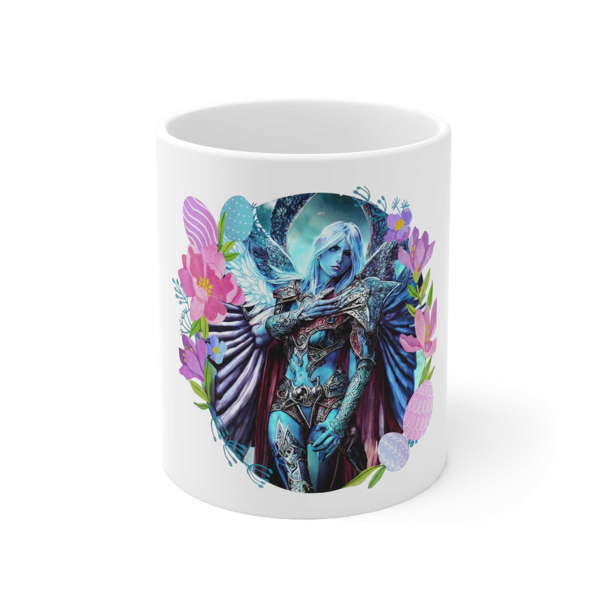 Archangel Raziel Ceramic Mug 11oz - Angelic Thrones: Your Gateway to the Angelic Realms