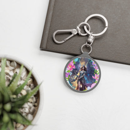 Ignite Your Spiritual Journey: Guardian Angel Aniel Keyring - Angelic Thrones: Your Gateway to the Angelic Realms