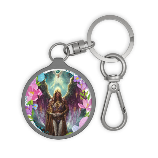 Sacred Symbol of Wisdom: Archangel Zadkiel Keyring for Spiritual Enlightenment - Angelic Thrones: Your Gateway to the Angelic Realms