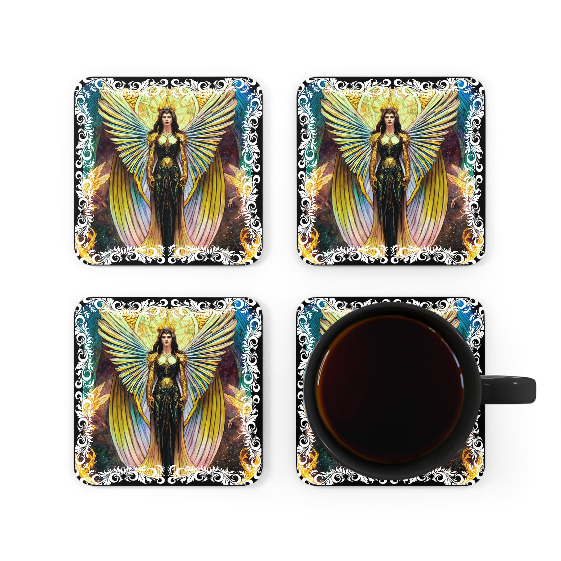 Celestial Interlude: The Mystical Presence of Archangel Uriel's Coasters - Angelic Thrones: Your Gateway to the Angelic Realms