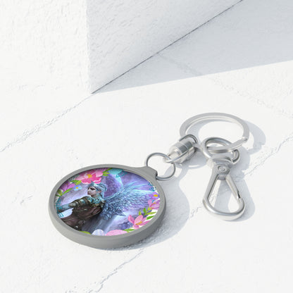 Awaken Your Inner Intuition with Guardian Angel Mumiah's Custom Keyring - Angelic Thrones: Your Gateway to the Angelic Realms
