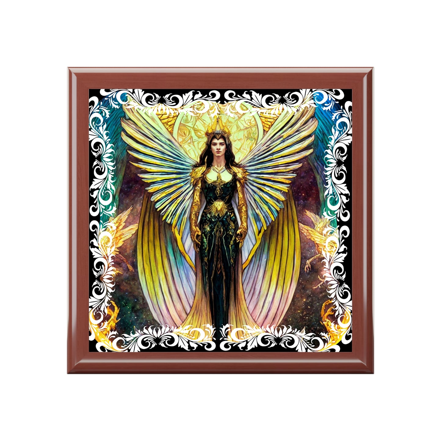 Archangel Uriel Angelic Jewelry Box - Angelic Thrones: Your Gateway to the Angelic Realms