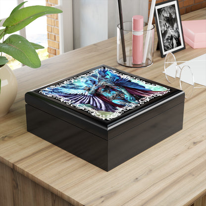 Archangel Raziel Angelic Jewelry Box - Angelic Thrones: Your Gateway to the Angelic Realms