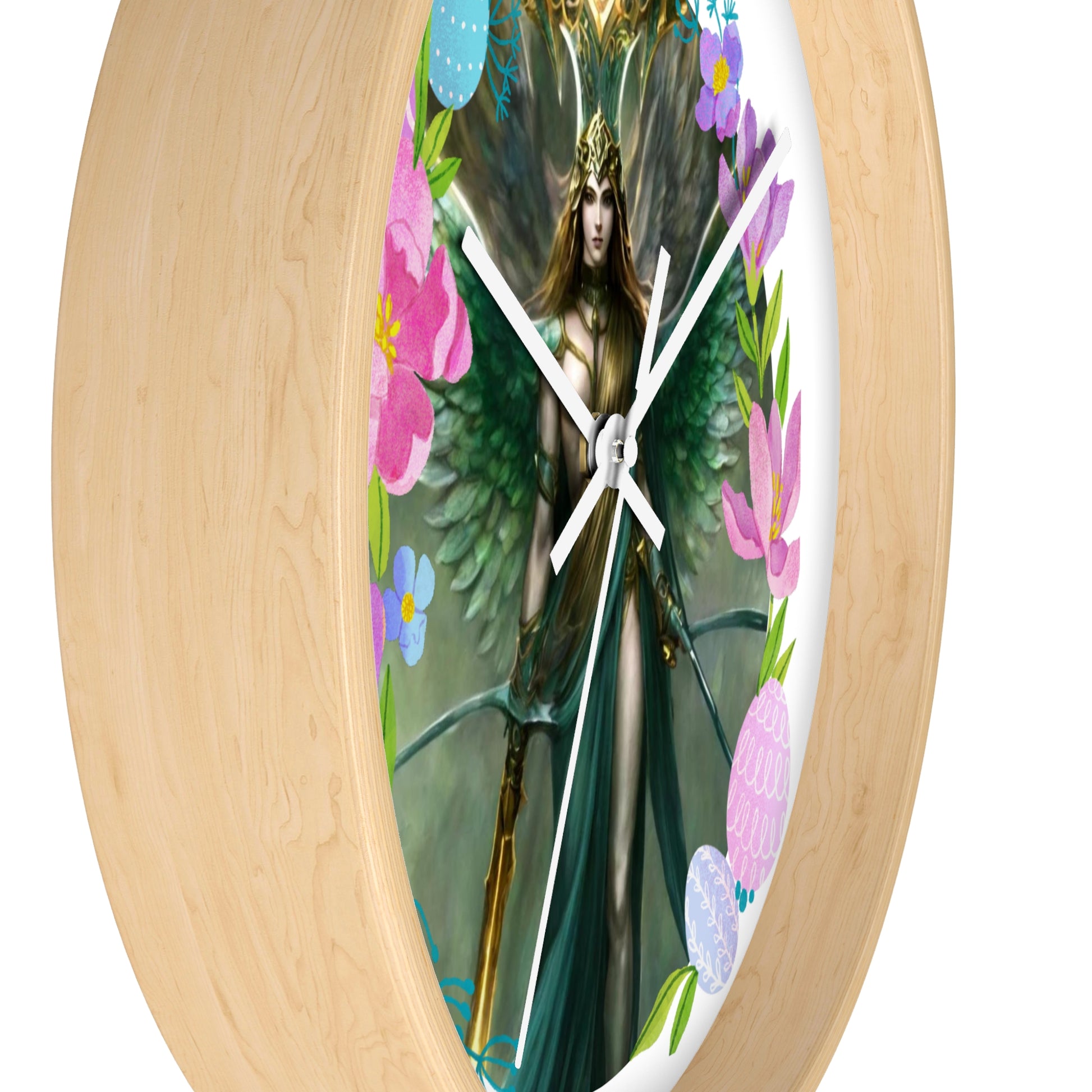 Archangel Barachiel Wall Clock - Angelic Thrones: Your Gateway to the Angelic Realms
