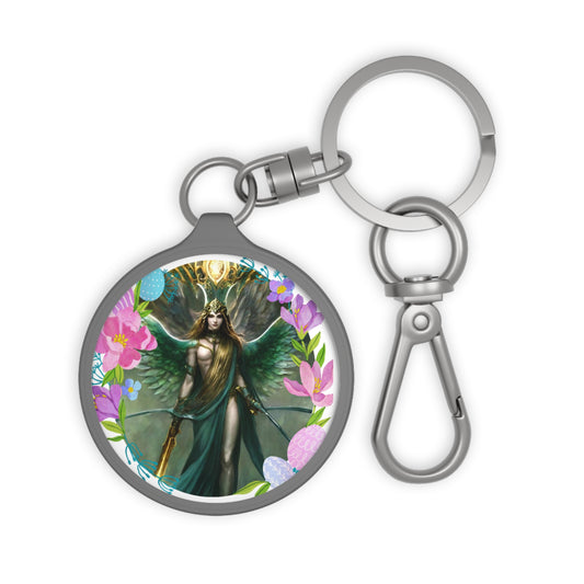 The Guardian's Token: Archangel Barachiel Keyring for Protection and Guidance - Angelic Thrones: Your Gateway to the Angelic Realms
