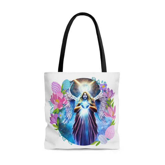 Archangel Metratron Tote Bag - Angelic Thrones: Your Gateway to the Angelic Realms