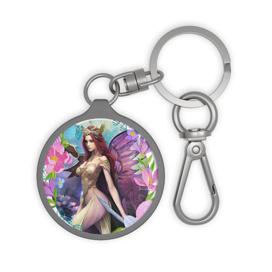 Embrace the Mystical Beauty: Guardian Angel Keyring - Angelic Thrones: Your Gateway to the Angelic Realms