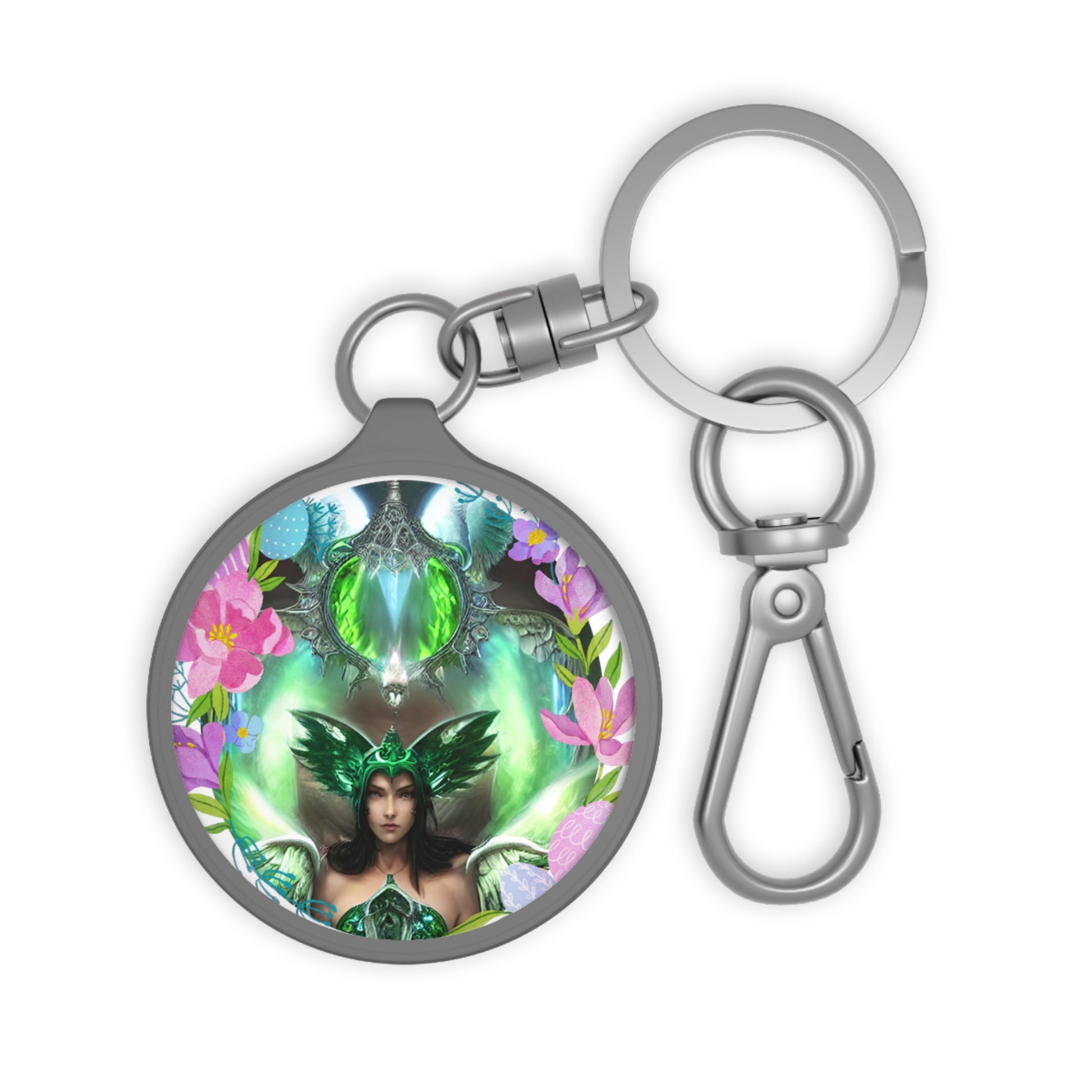 Heavenly Serenity in Your Pocket: Guardian Angel Mihael Keyring - Angelic Thrones: Your Gateway to the Angelic Realms