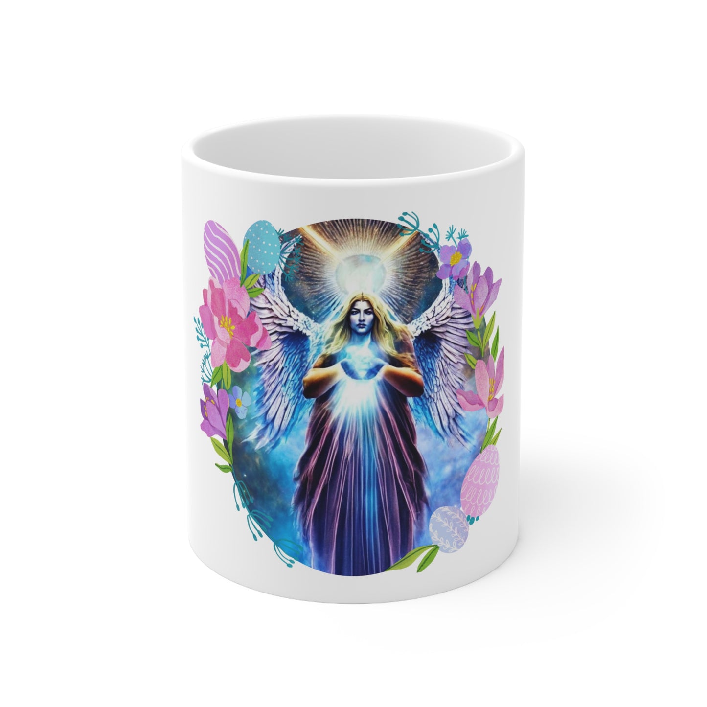 Archangel Metatron Ceramic Mug 11oz - Angelic Thrones: Your Gateway to the Angelic Realms