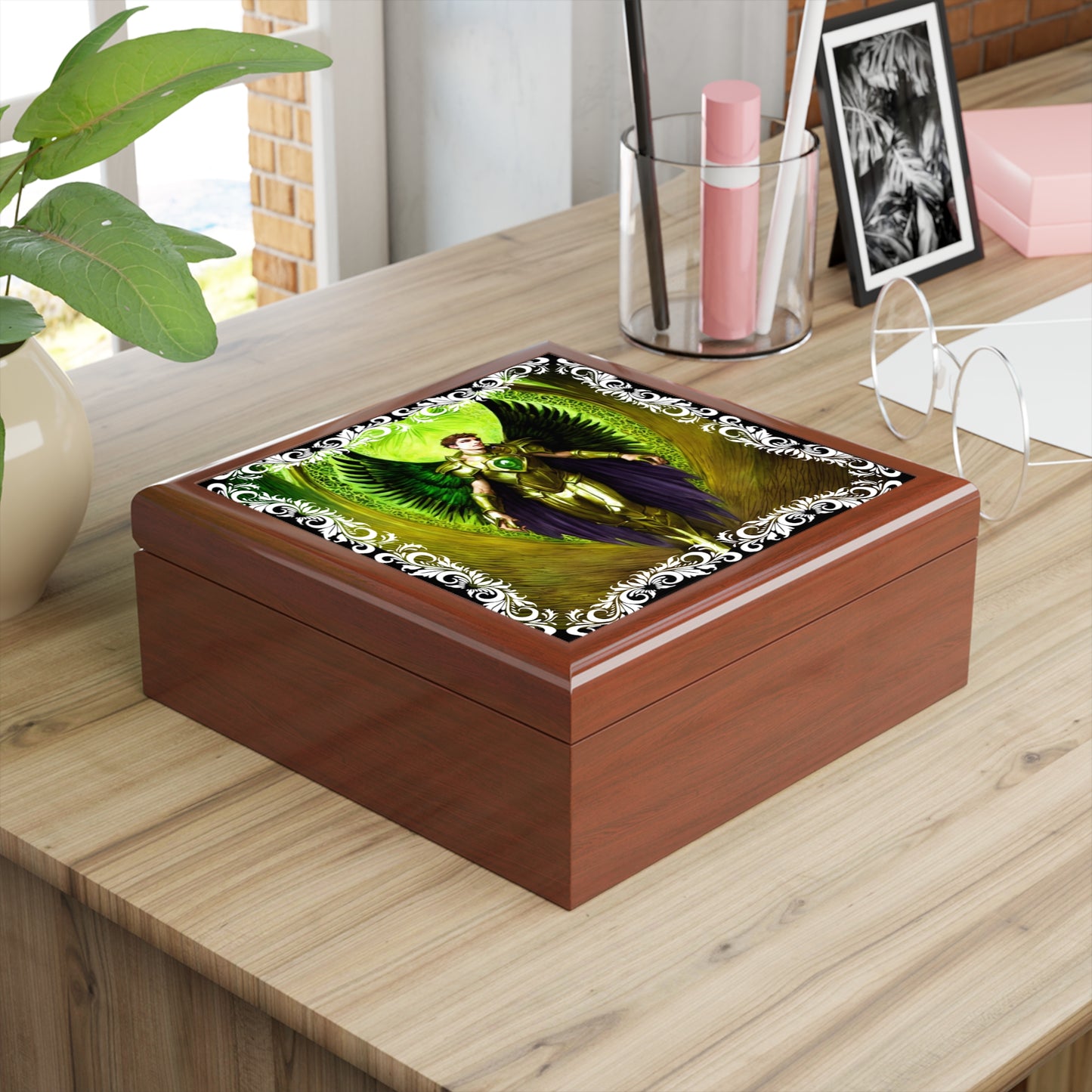 Archangel Raphael Angelic Jewelry Box - Angelic Thrones: Your Gateway to the Angelic Realms