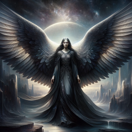 Divine Power of Archangel Azrael - Exquisite Angel Art for Spiritual Enthusiasts