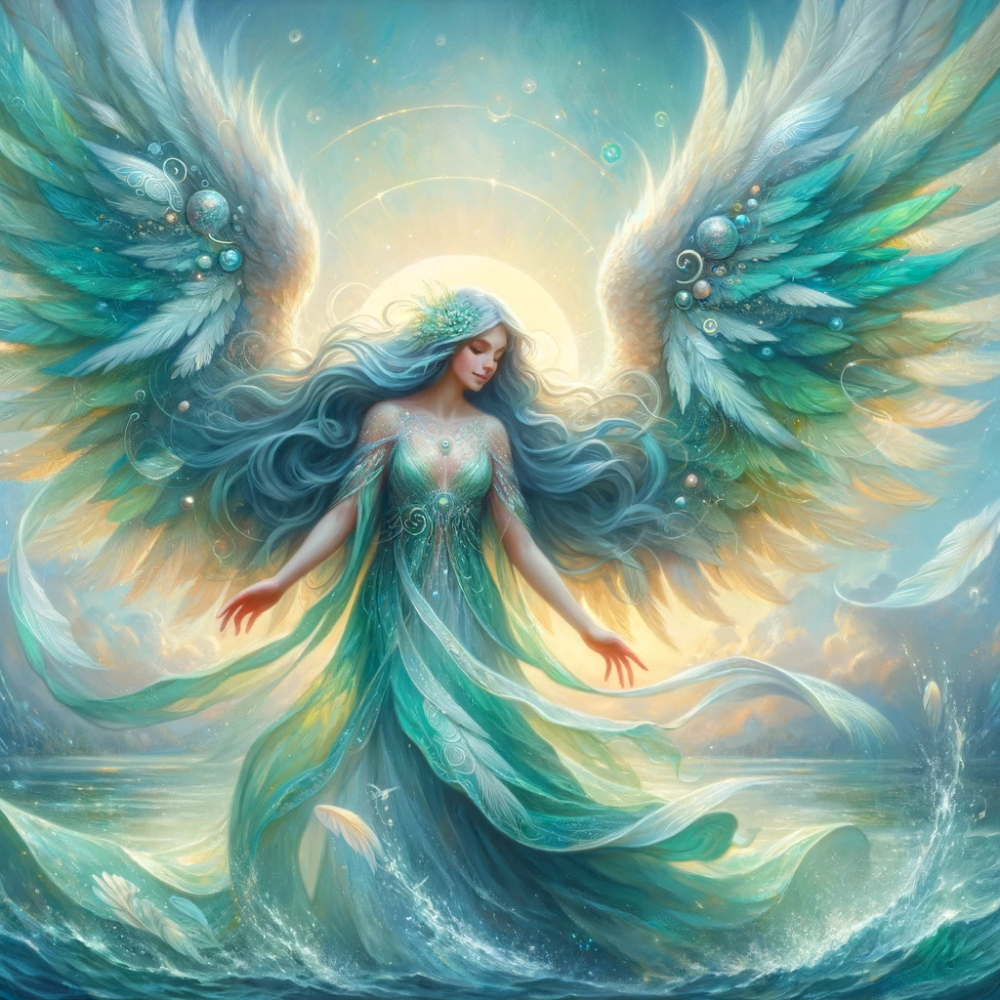 Opera d'arte angelica di Angel Muriel: un capolavoro per gli appassionati spirituali