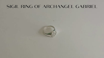 Ring of Archangel Gabriel with Sigil