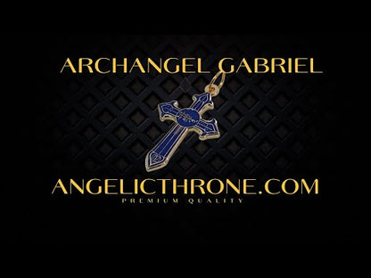 The Archangel Gabriel's Cross Pendant with Sigil