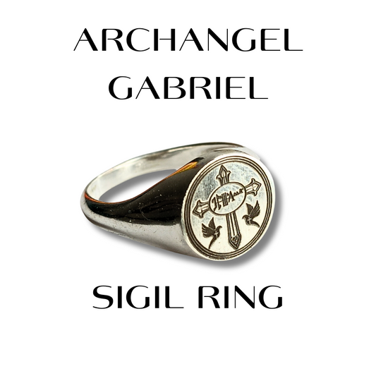 Ring of Archangel Gabriel with Sigil