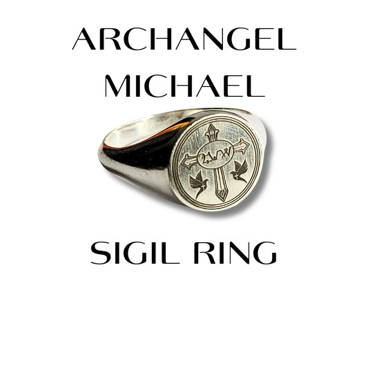 Ring of Archangel Michael with Sigil