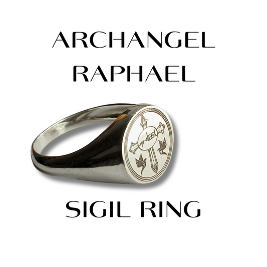 Ring of Archangel Raphael with Sigil