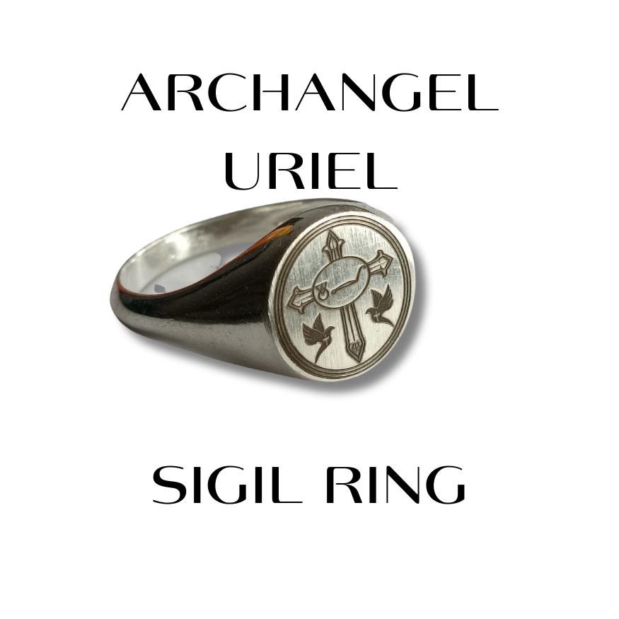 Ring of Archangel Uriel with Sigil