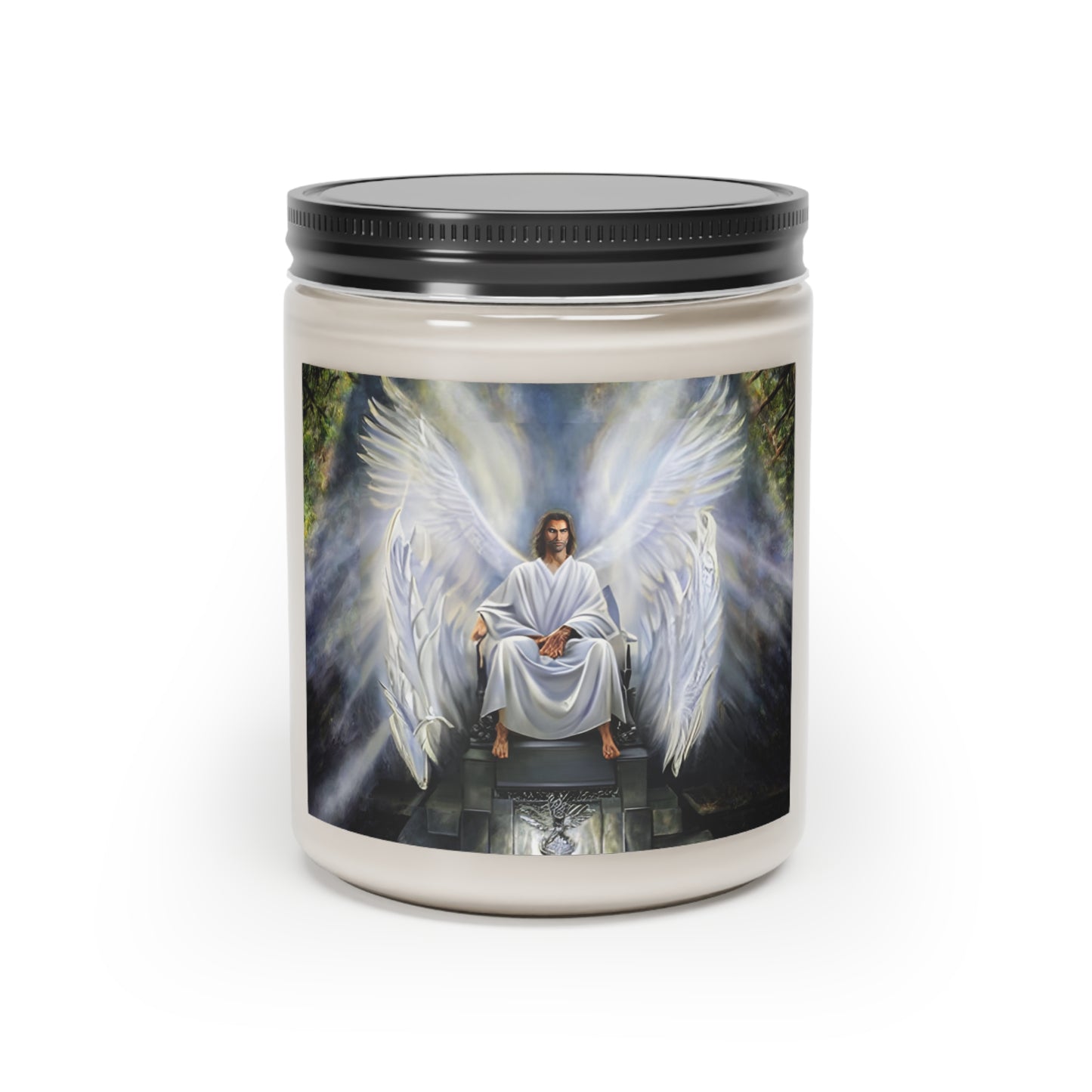 Archangel Samael Scented Candle for offerings, rituals, initiations or praying and meditation - Angelic Thrones: Your Gateway to the Angelic Realms