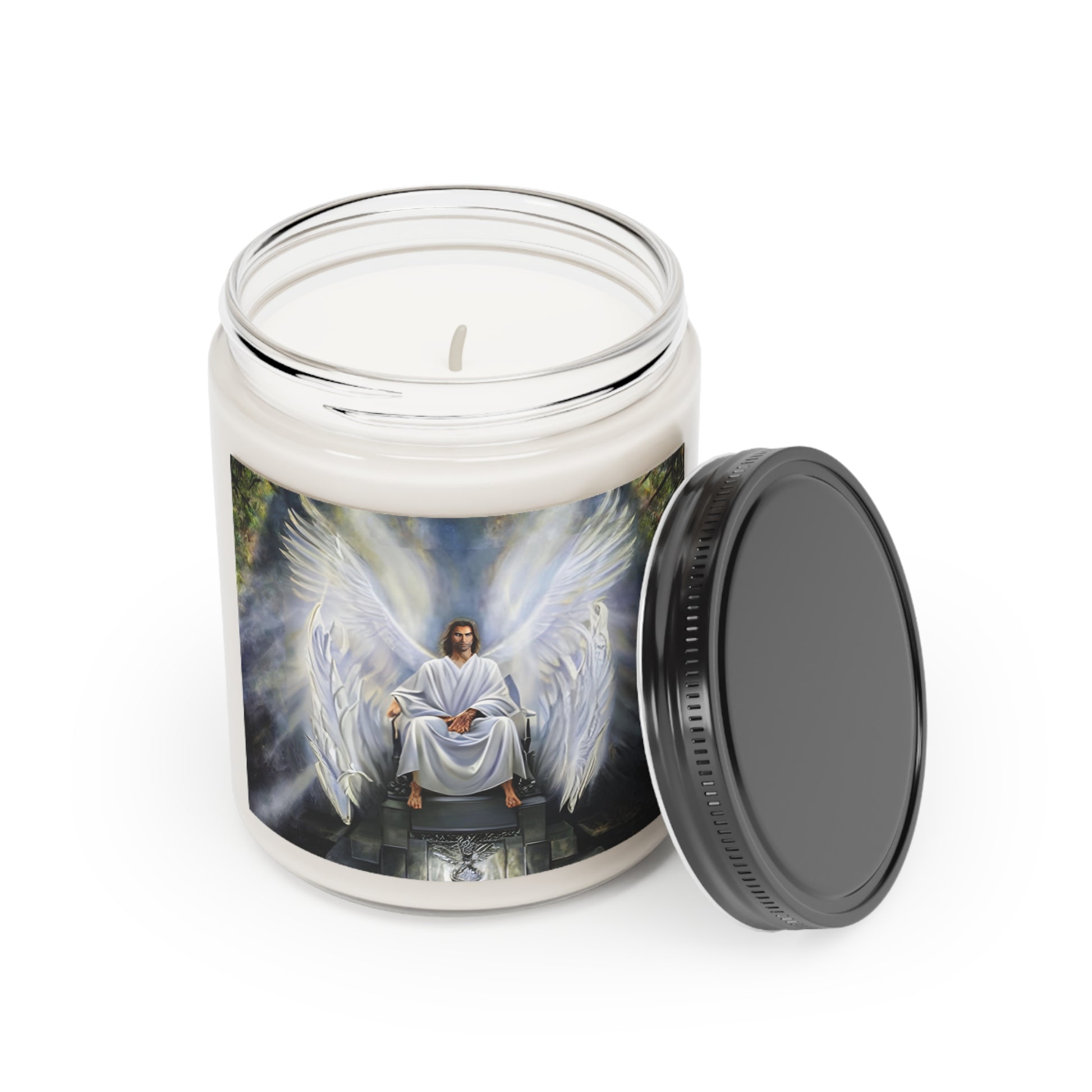 Archangel Samael Scented Candle for offerings, rituals, initiations or praying and meditation - Angelic Thrones: Your Gateway to the Angelic Realms