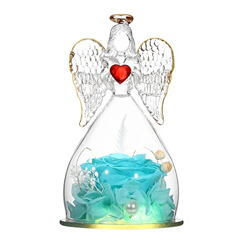 Cadeau Angel Rose : une symphonie romantique en verre