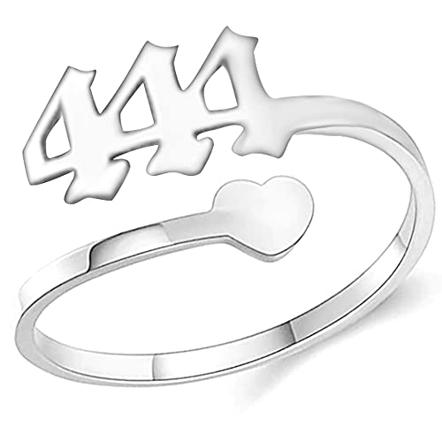 Enchanting Angel Number Adjustable Ring