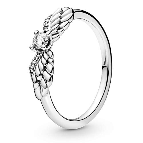 Pandora Sparkling Angel Wings Ring - A Touch of Celestial Elegance