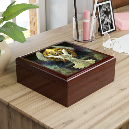 Guardian Angel Haamiah Jewelry Box to store your talismans and rings - Angelic Thrones: Your Gateway to the Angelic Realms