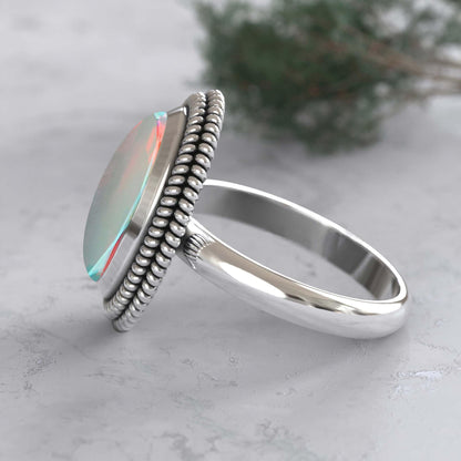 Enchanted Sterling Silver Angel Aura Ring